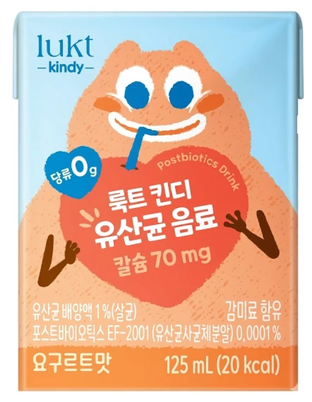 룩트 유아용 킨디 유산균 음료 125ml 제품 이미지