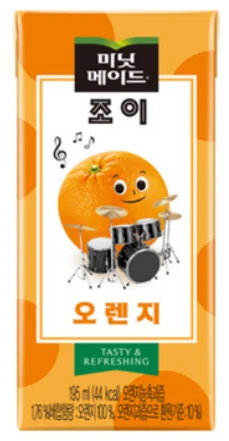 미닛메이드 조이 오렌지 195ml 제품 이미지
