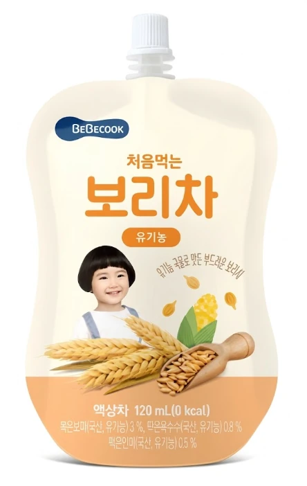 베베쿡 처음먹는 보리차 120ml 제품 이미지