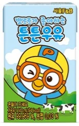 서울 F&B 뽀로로가 좋아하는 튼튼우유 140ml 제품 이미지