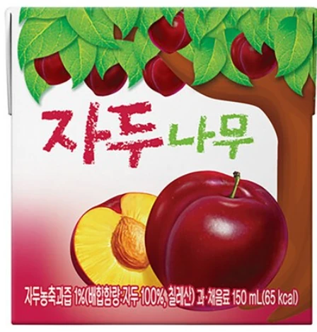 서울우유 자두나무 150ml 제품 이미지