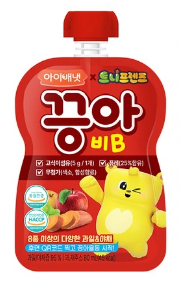 아이배냇 끙아 비 과일야채주스 80ml 제품 이미지