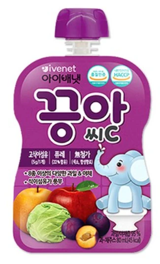 아이배냇 끙아 씨 과일야채주스 80ml 제품 이미지