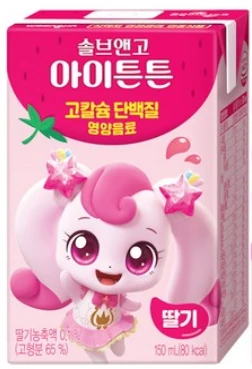 웅진 솔브앤고 아이튼튼 딸기 150ml 제품 이미지