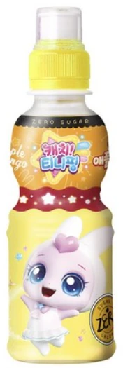웅진 캐치 티니핑 제로 음료 애플망고맛 200ml 제품 이미지