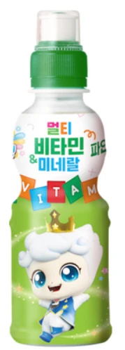 웅진 캐치티니핑 멀티비타민 미네랄 음료 파인애플맛 200ml 제품 이미지