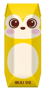 파스퇴르 꼬미루미 바나나 우유 125ml 제품 이미지