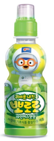 팔도 귀여운 내친구 뽀로로 샤인머스캣맛 235ml 제품 이미지