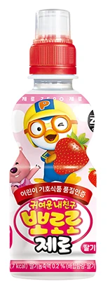 팔도 귀여운 내친구 뽀로로 제로 딸기맛 235ml 제품 이미지