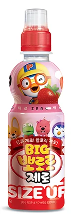 팔도 BIG 뽀로로 제로 딸기맛 360ml 제품 이미지