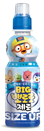 팔도 BIG 뽀로로 제로 밀크맛 360ml 제품 이미지
